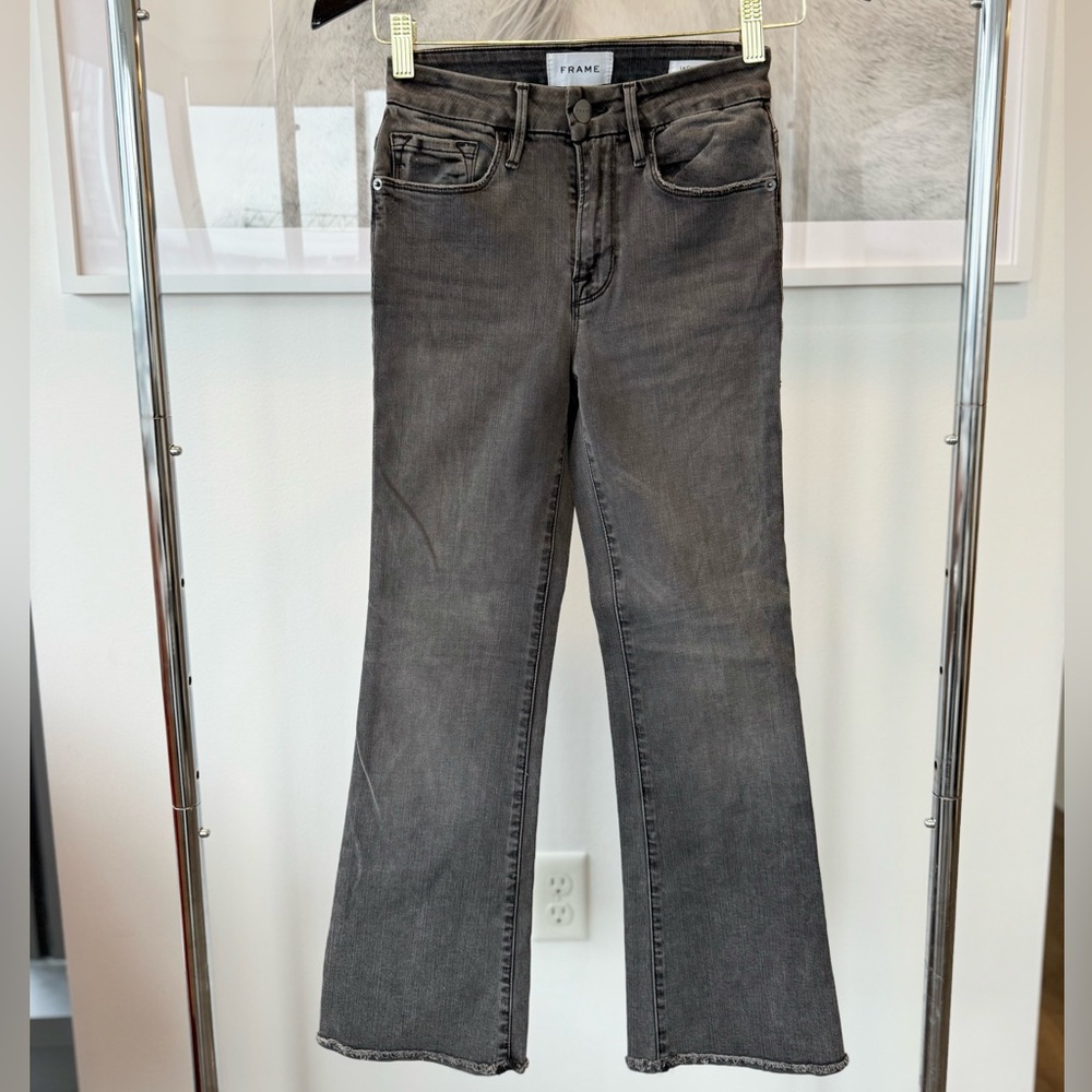 Frame Le Crop Grey Jeans